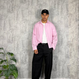 Camicia Crop Gessata Rose