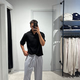 Polo Crop Tragorata Black
