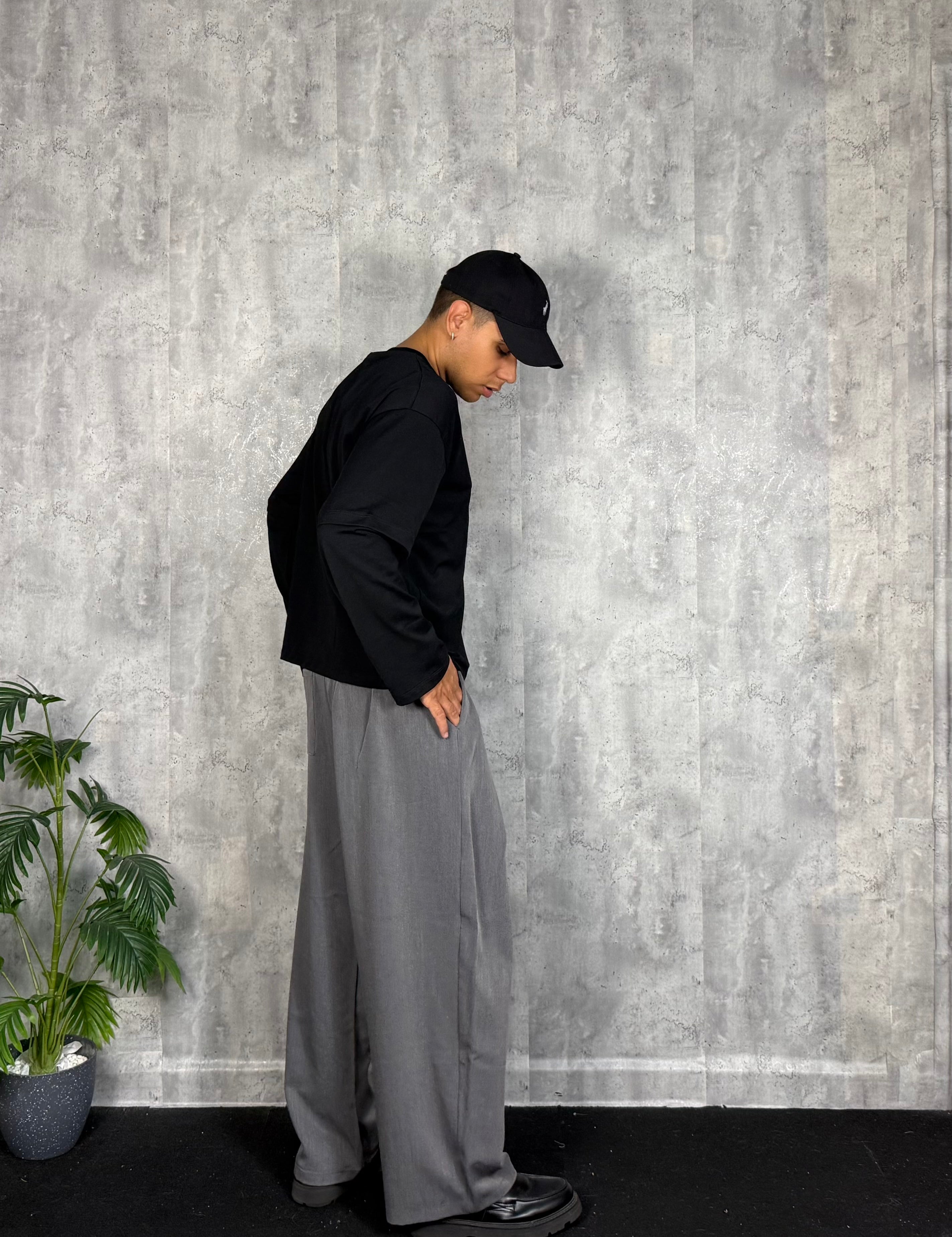 Longsleeve Double Black