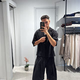 Coordinato Piences Crop Black