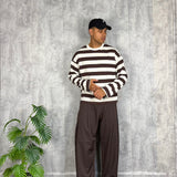 Long Sleeve Crop Brown