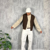 Gilet Filo Modern Fit Brown