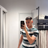 T-Shirt Filo Stripes Green