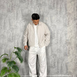 Pantalone Summer Lino White