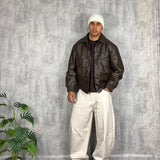 Jacket Leather Eclipse Brown