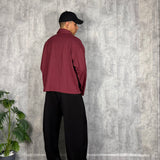Polo Over Cropped Red