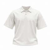 Polo Over Crop White