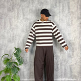 Long Sleeve Crop Brown