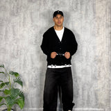 Cardigan Destroyed Black