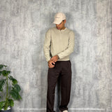 Pantalone Wide Fit Brown