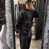 Tracksuite Skull Black