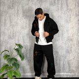 Tracksuite Chrome Black