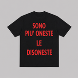 T-Shirt Crop Disoneste Black