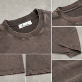 T-Shirt Stone Washed Brown