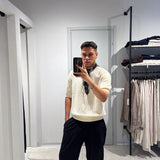 Maglia Filo Traforata White