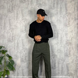 Pantalone Wide Fit Green