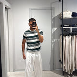 T-Shirt Filo Stripes Green