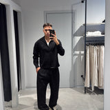 Pantalone Lino Amalfi Black