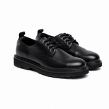 Mocassino Stringato Platform Black