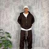 Tuta Relaxed Zip Brown