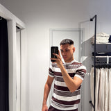 T-Shirt Filo Stripes Brown