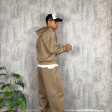 Tuta Scuba Zip Beige