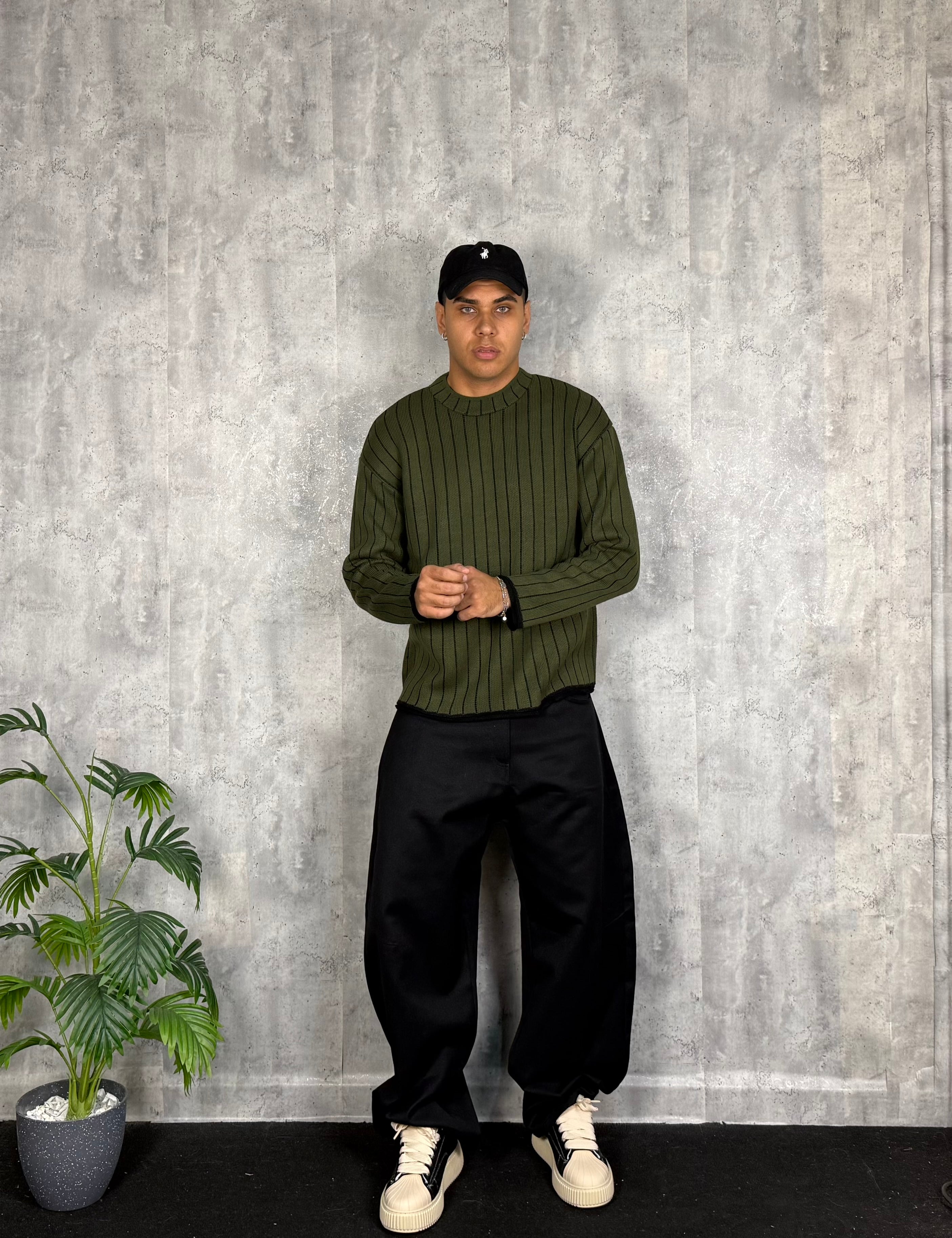 Pullover Old Green