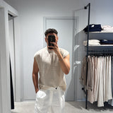 Pantalone Lino Straight White