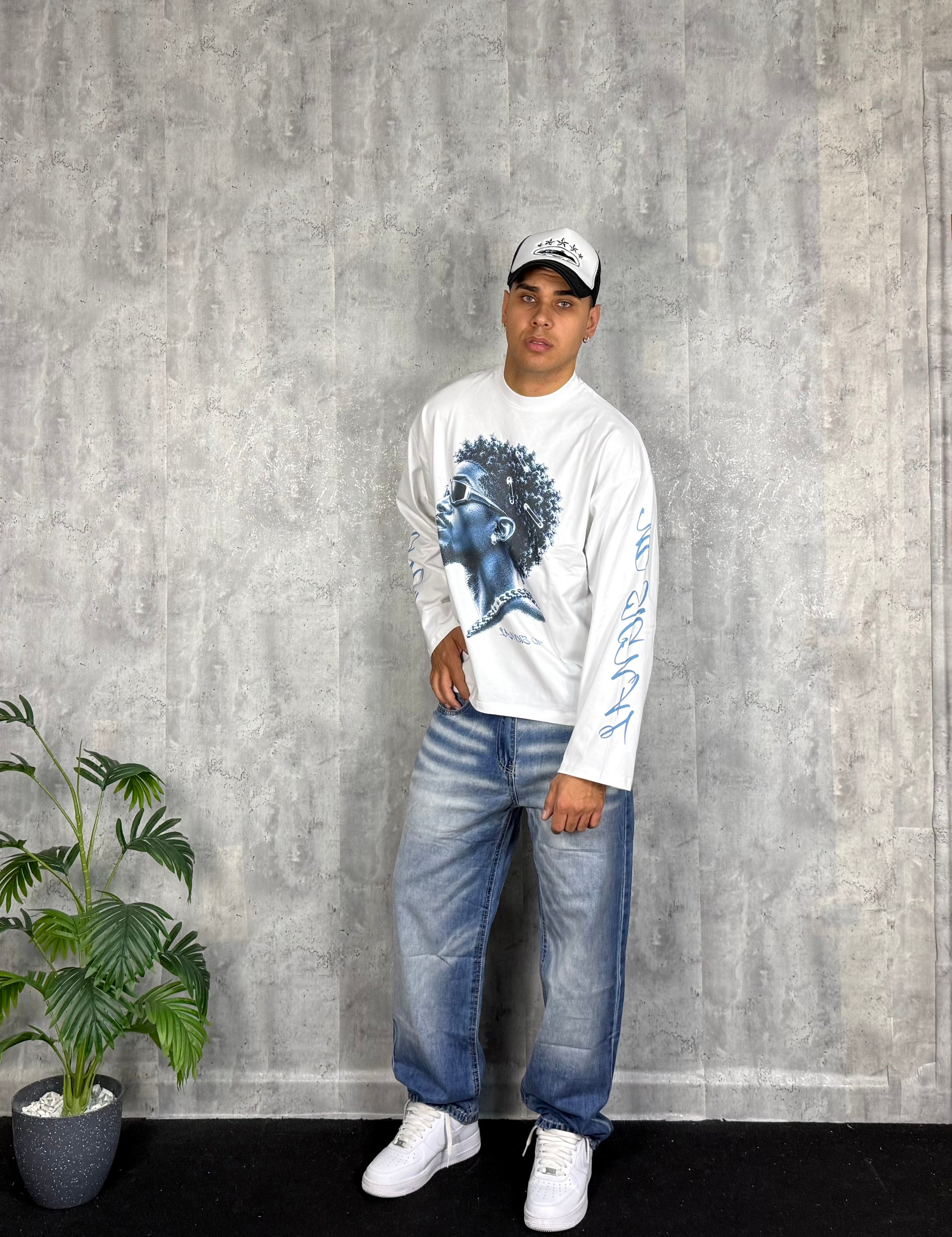 Longsleeve Amèrica White