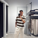 Polo Over Crop Brown