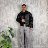 Jacket Leather Cropped
