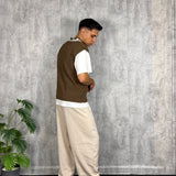 Gilet College Brown