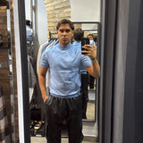 T-Shirt Iron Celeste
