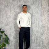 Pantalone Wide Fit Blue