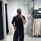 Coordinato Ballon Crop Black