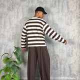 Long Sleeve Crop Brown