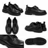 Mocassino Stringato Platform Black