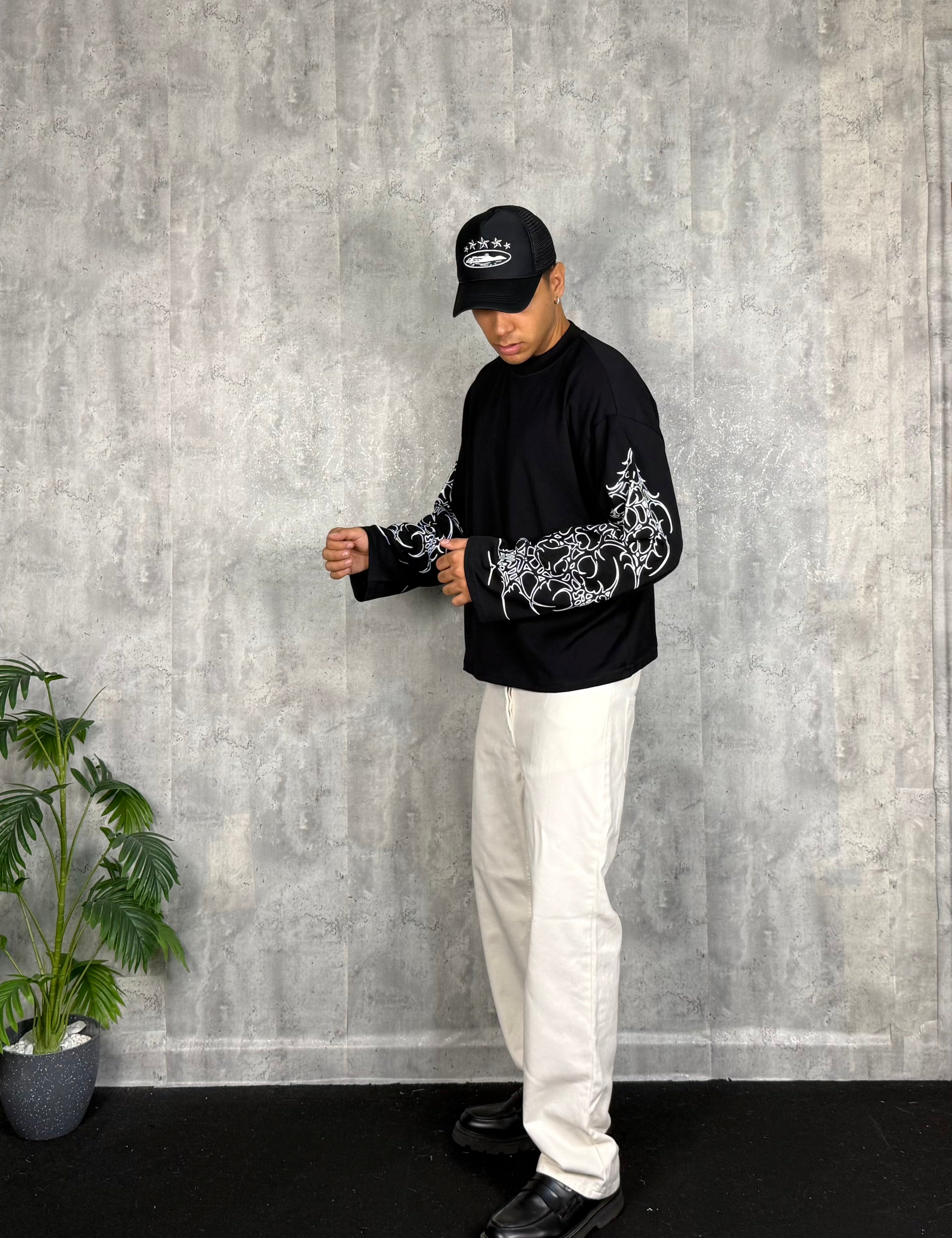Jeans Wide Fit White