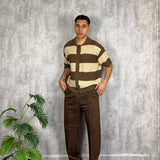 Cardigan Stripes Brown