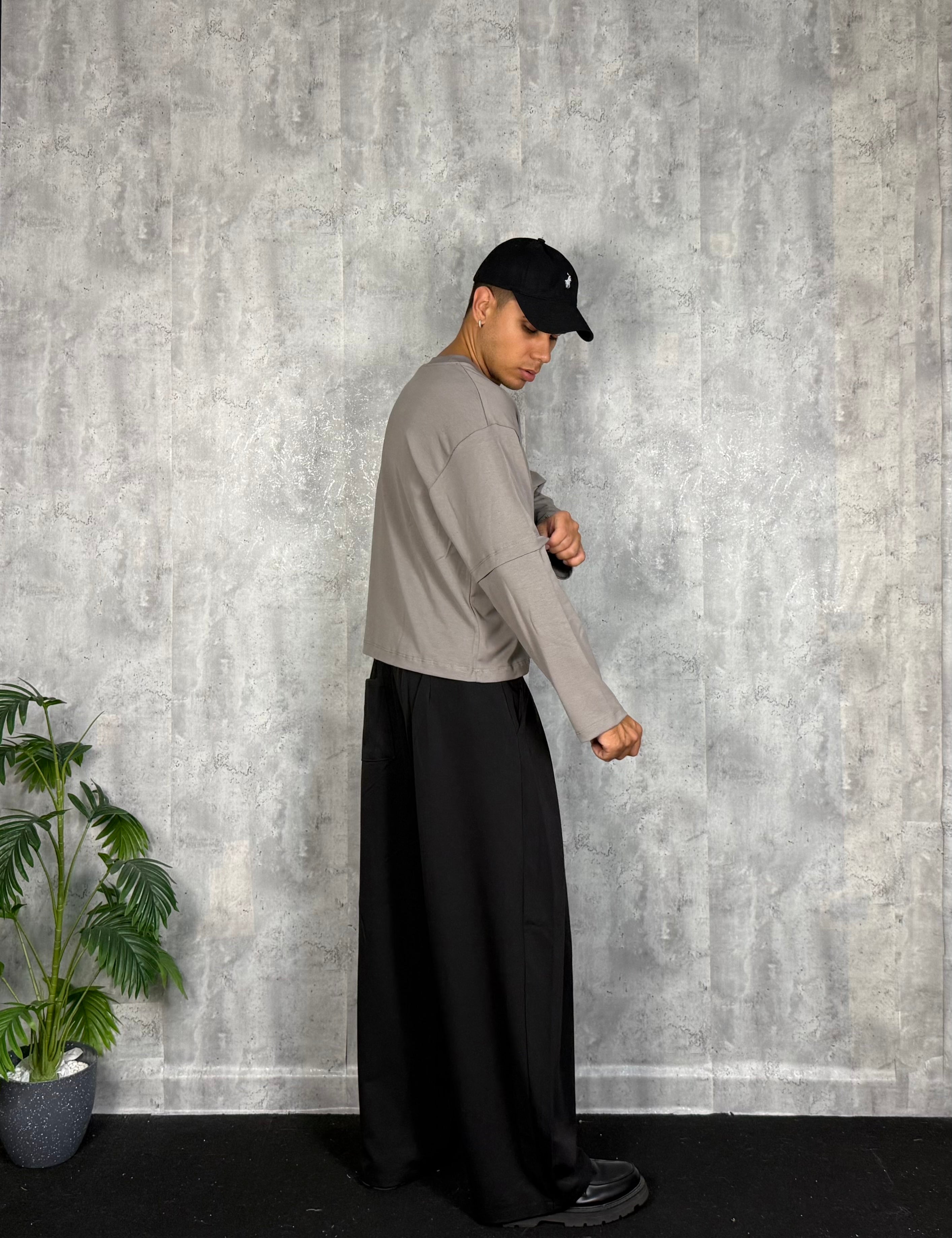 Longsleeve Double Grey