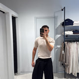 Pantalone Lino Piences Black