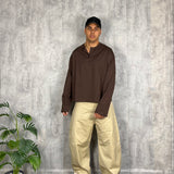 Serafino Crop Brown