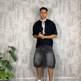 Jeans Ballon Dark Black