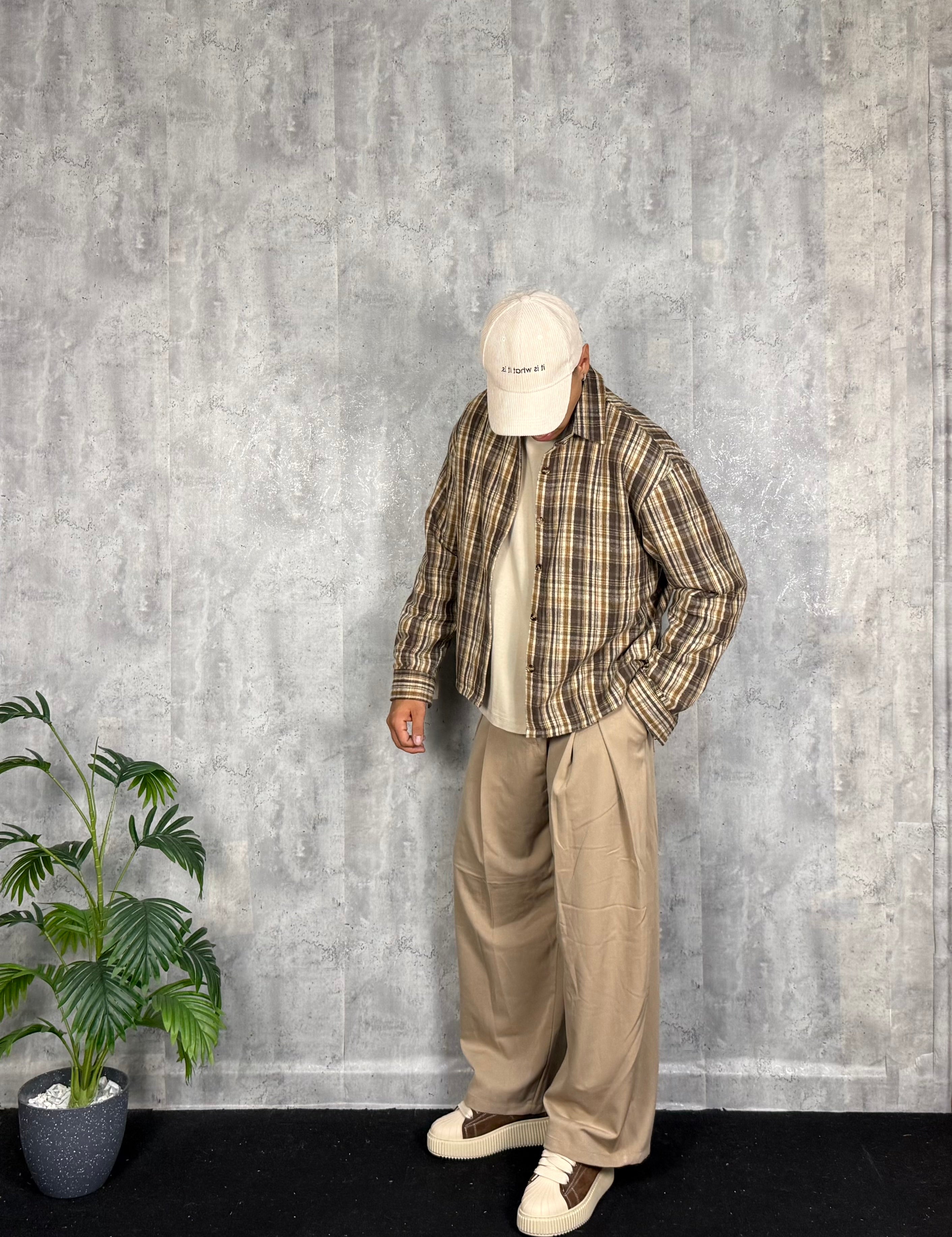 Camicia Crop Predator Brown