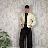 Jacket Crop Minimal White