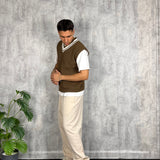 Gilet College Brown