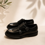 Mocassino Doppia Fibia Black