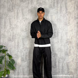 Coordinato Gessato Black