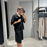 Coordinato Linen Black