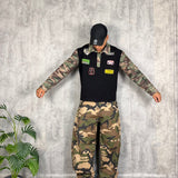 Polo Cropped Military